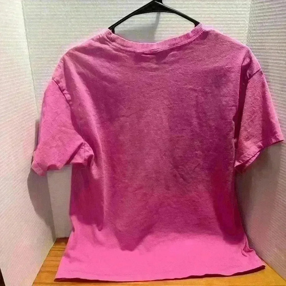 H&M Bright Pink Nirvana Angel T-Shirt Size Small - Picture 3 of 3